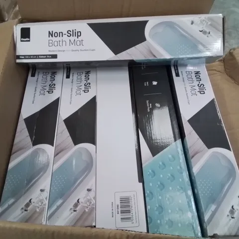 BOX CONTAINING LARGE AMOUNT OF NON SLIP BATH MATS 
