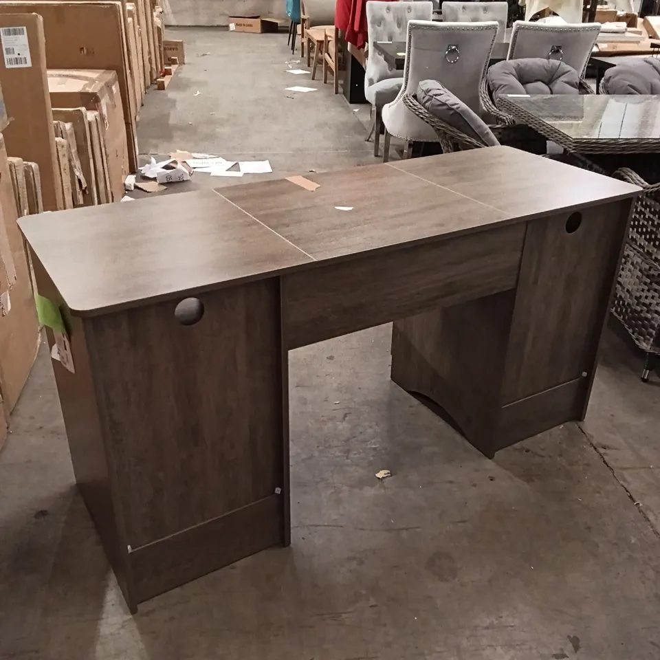BESTIER FLUTED WRITING DESK - GREY 