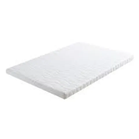 BOXED 7.5CM THICK MEMORY FOAM FIBRE DOUBLE MATRESS TOPPER