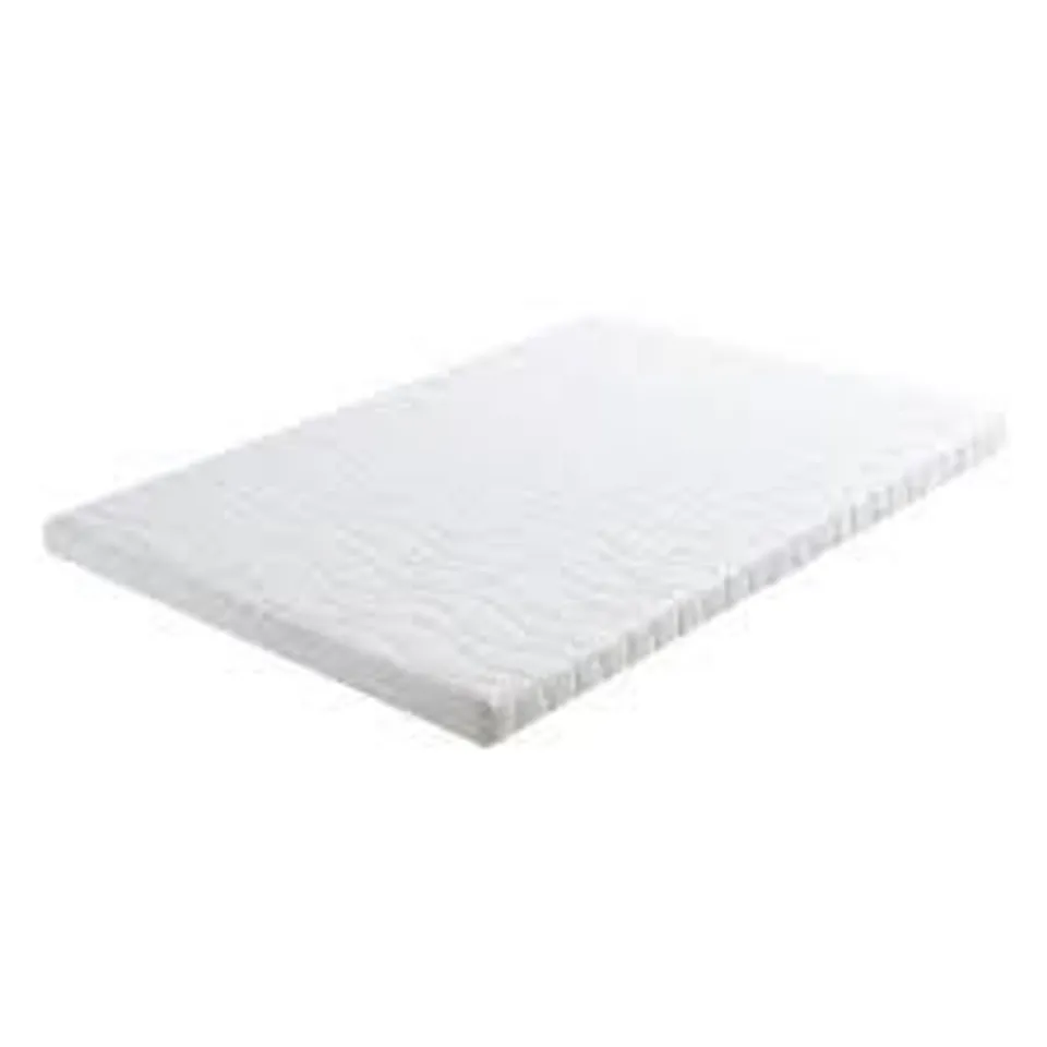 BOXED 7.5CM THICK MEMORY FOAM FIBRE DOUBLE MATRESS TOPPER