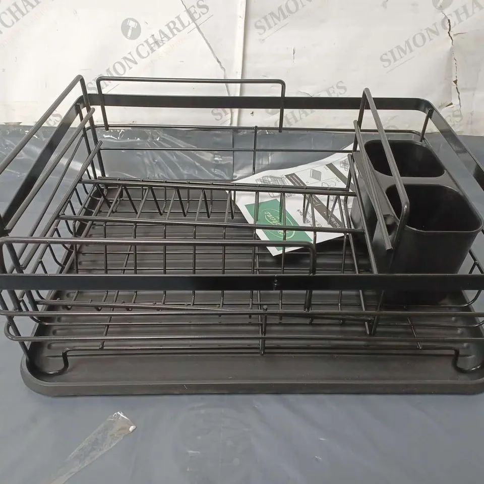 BOXED KITCHENS LAND 2-TIER METAL DISH RACK