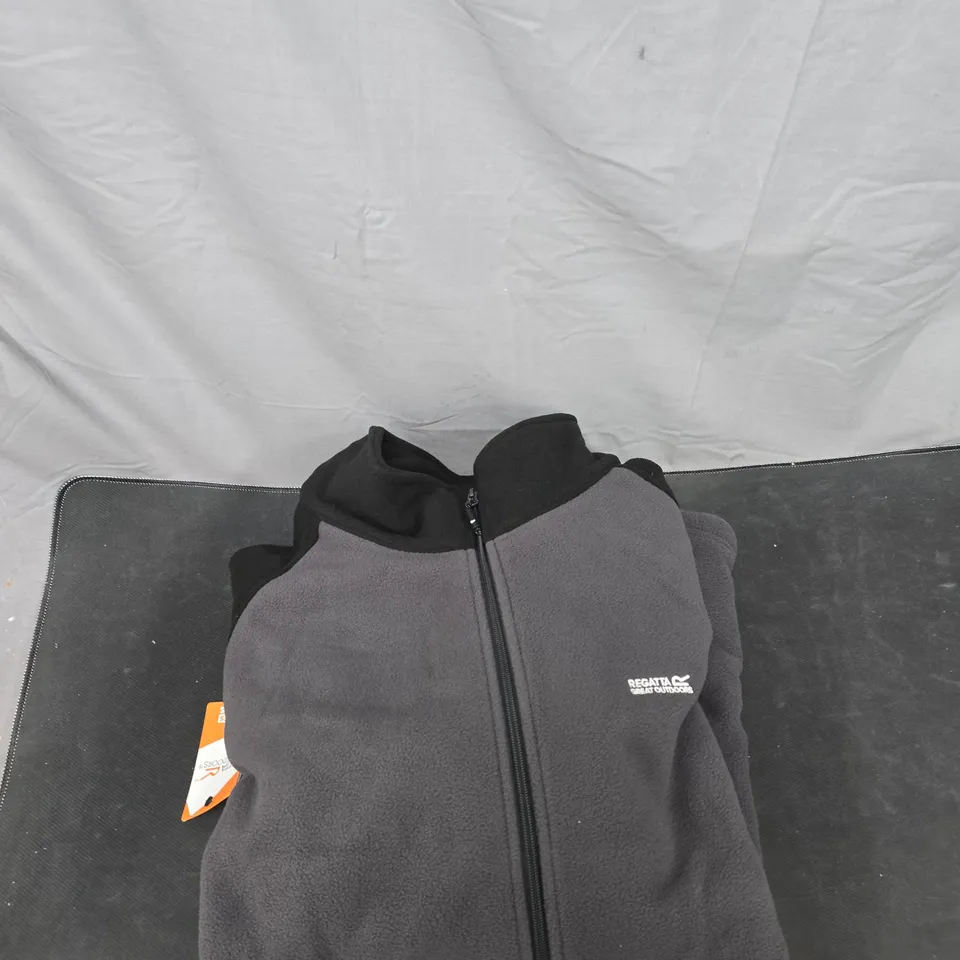 REGATTA GREAT OUTDOORS MEN'S FLEECE JACKET – BLACK, UK 3XL