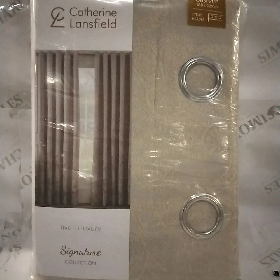 BAGGED CATHERINE LANSFIELD CURTAINS 168X229CM 