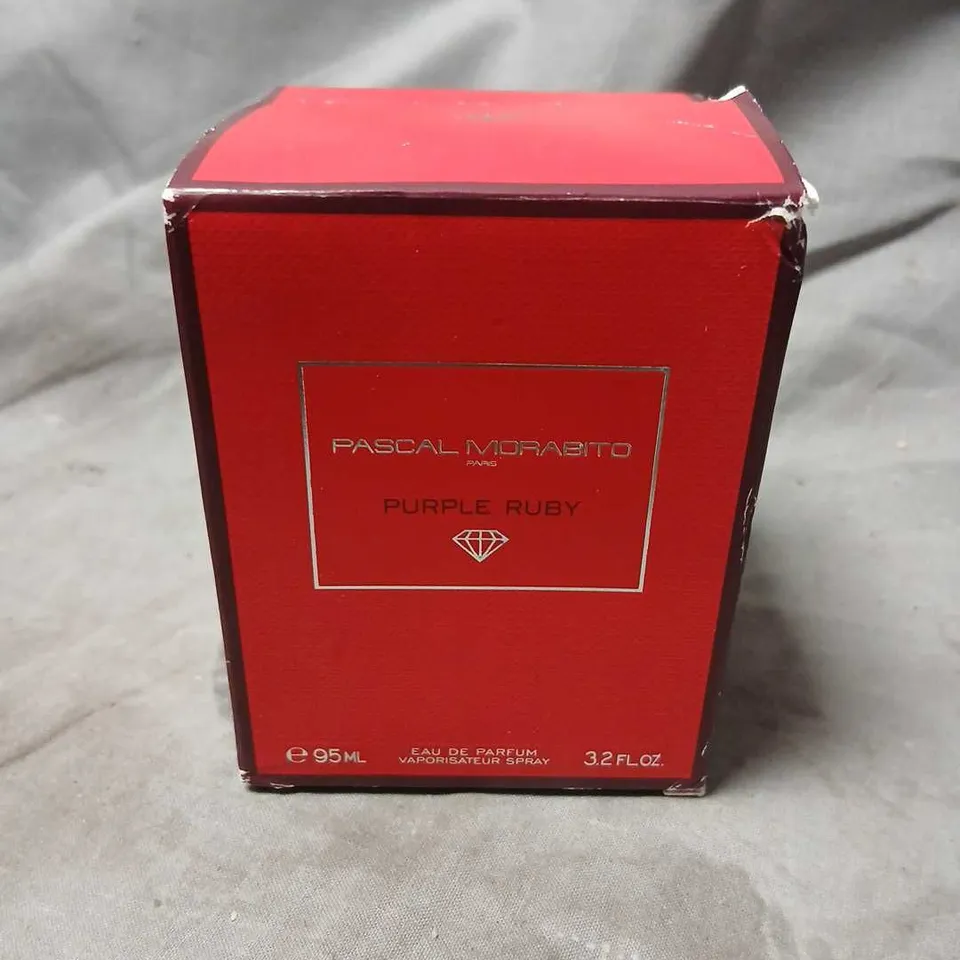 BOXED PASCAL MORABITO PARIS PURPLE RUBY EAU DE PARFUM 95ML