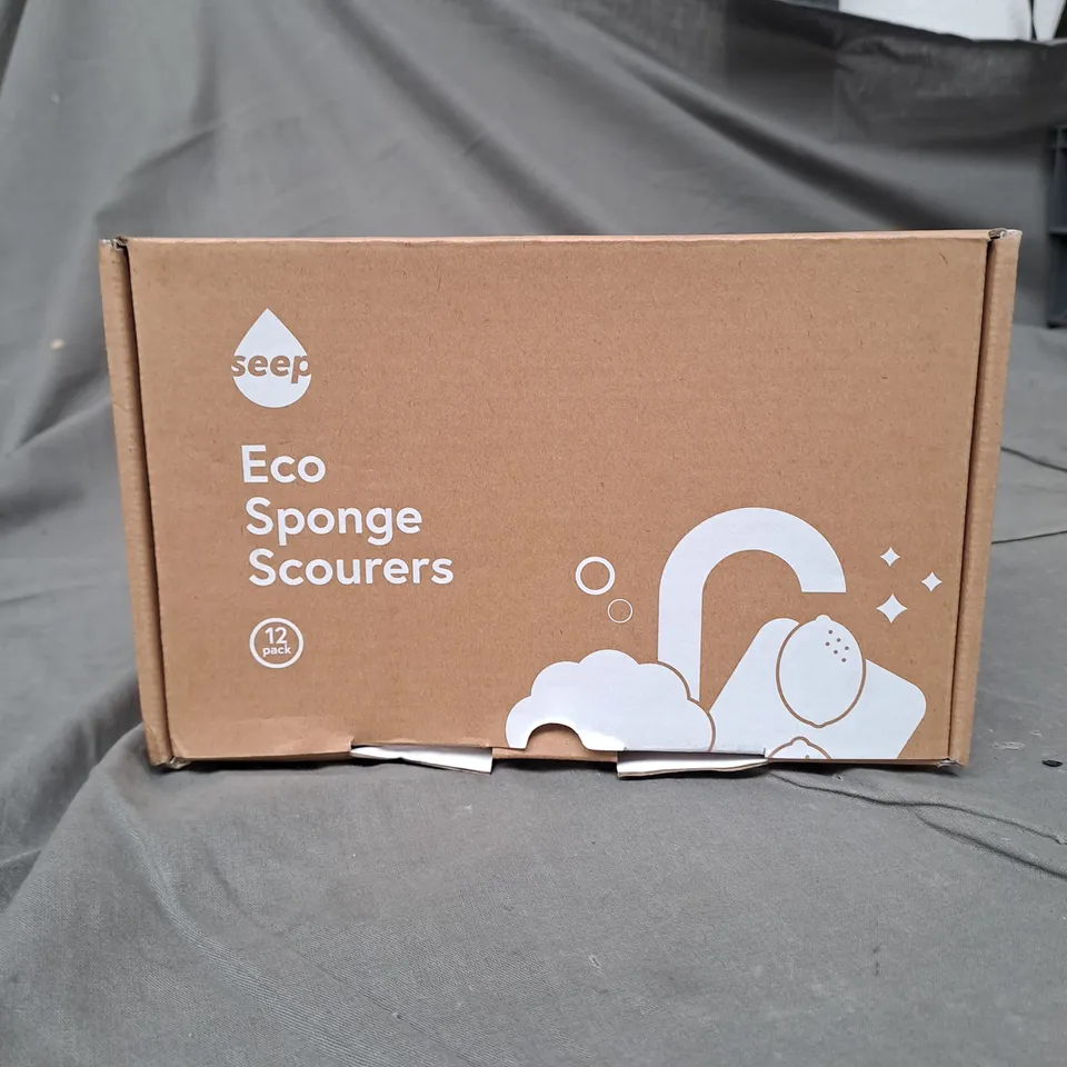SEEP ECO SPONGE SCOURERS 12 PACK