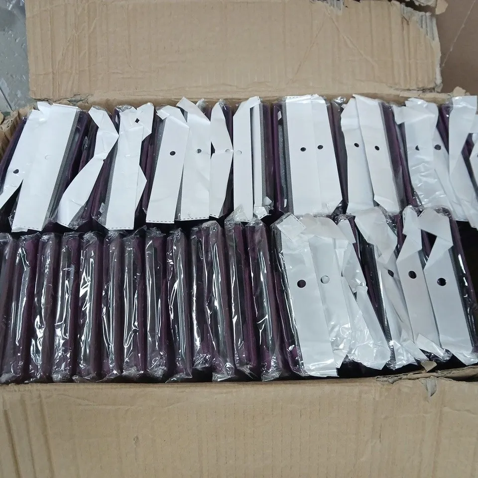 BOX OF APPROXIMATELY 100 PURPLE IPAD MINI CASES
