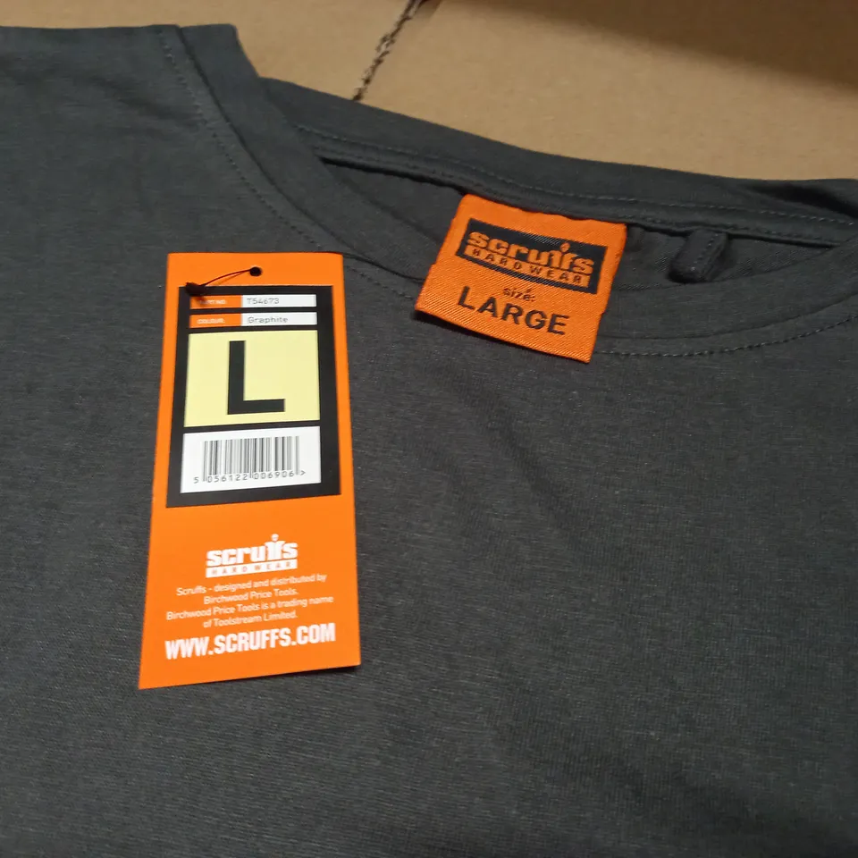 SCRUFFS GREY T-SHIRT - L