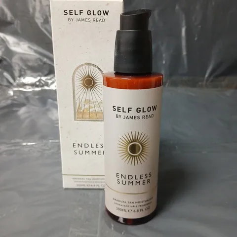 SELF GLOW BY JAMES READ ENDLESS SUMMER GRADUAL TAN MOISTURISER - 200ML