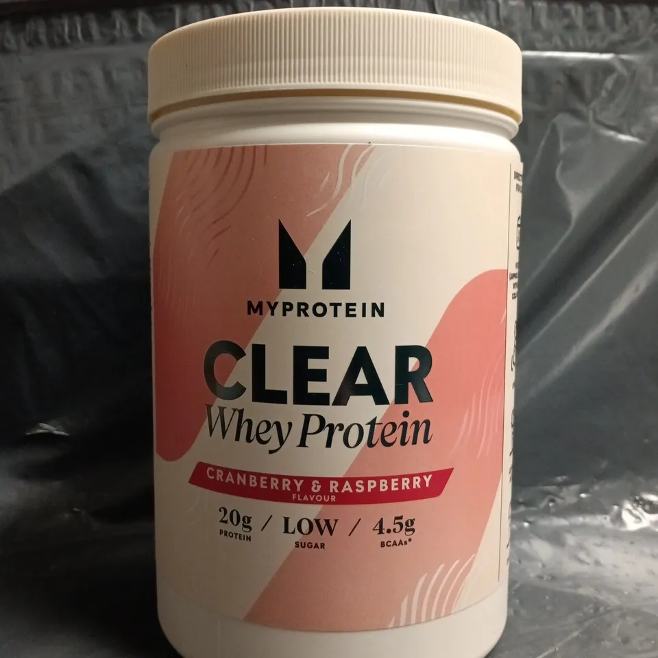MY PROTEIN CLEAR WHEY PROTEIN - CRANBERRY & RASPBERRY FLAVOUR