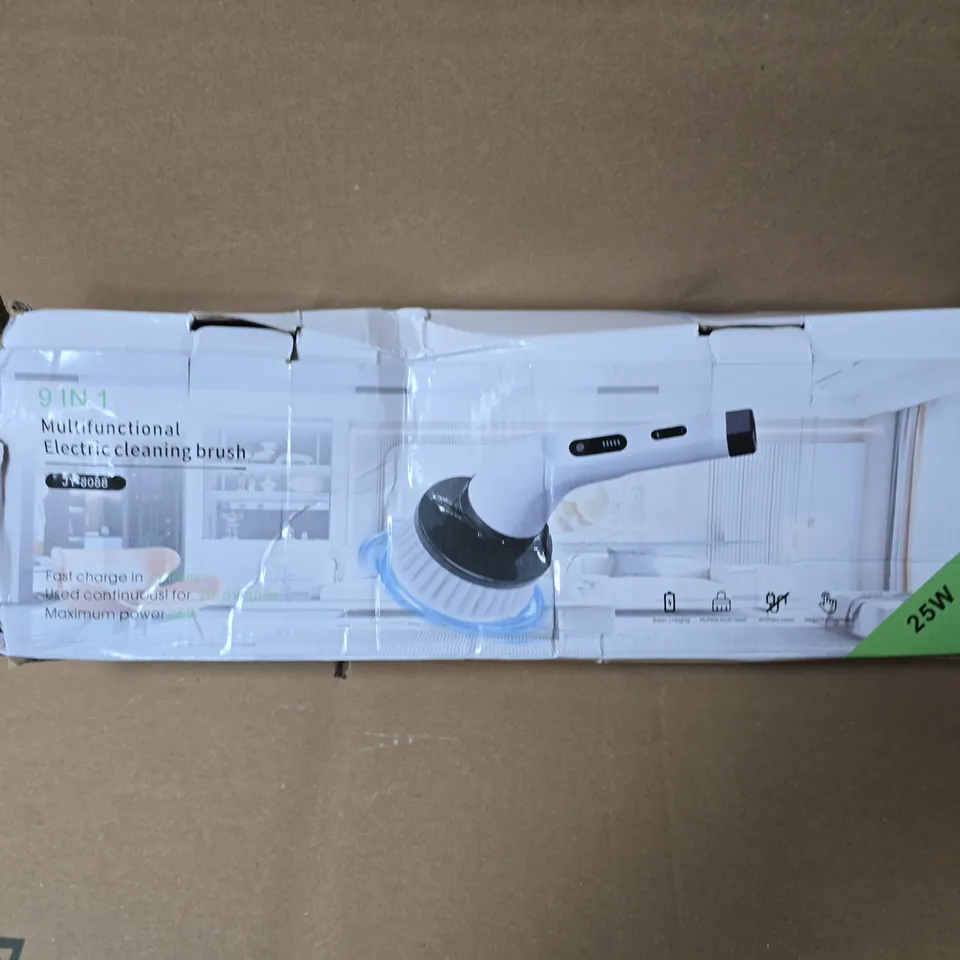 BOXED 9IN1 MULTIFUCTIONAL ELECTRIC CLEANING BRUSH