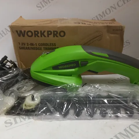 BOXED WORKPRO CORDLESS SHEAR/HEDGE TRIMMER