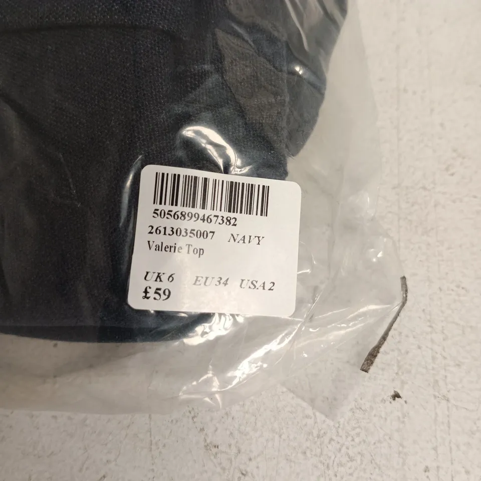 NOBODY'S CHILD VALERIE TOP – NAVY – UK 6