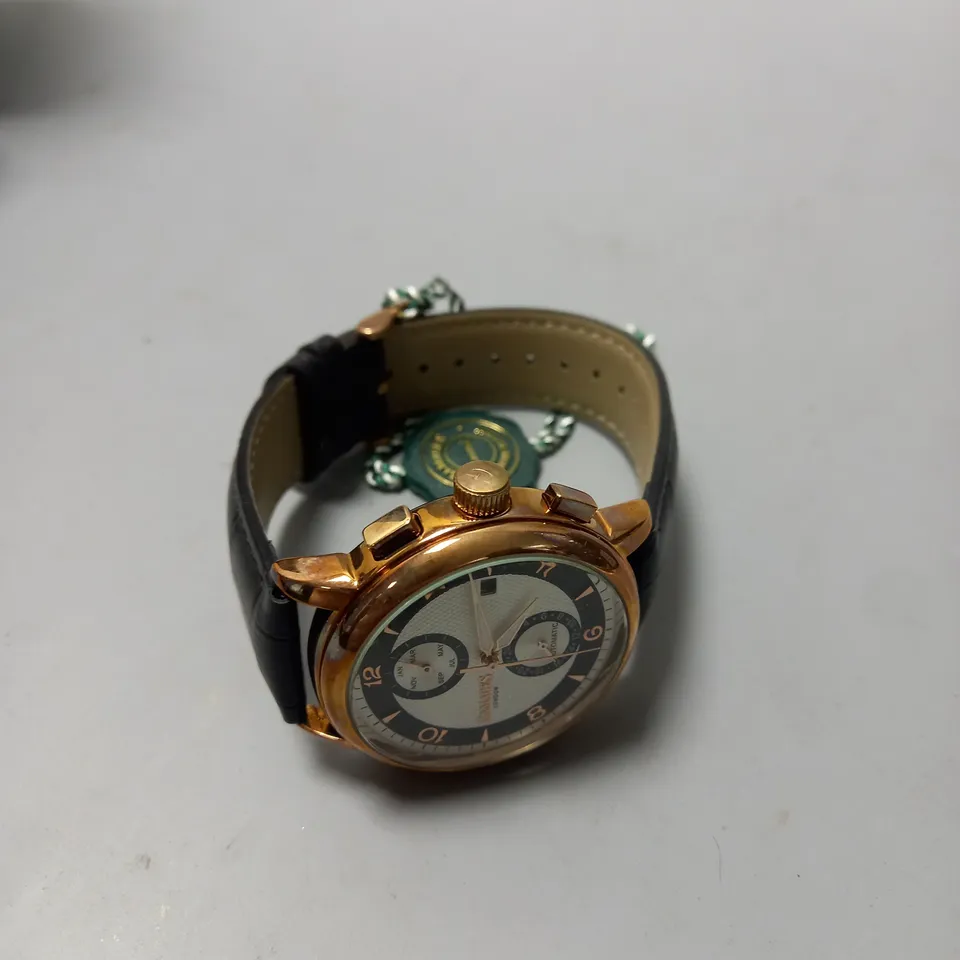 BOXED GAMAGES MYSTIQUE SILVER WATCH 