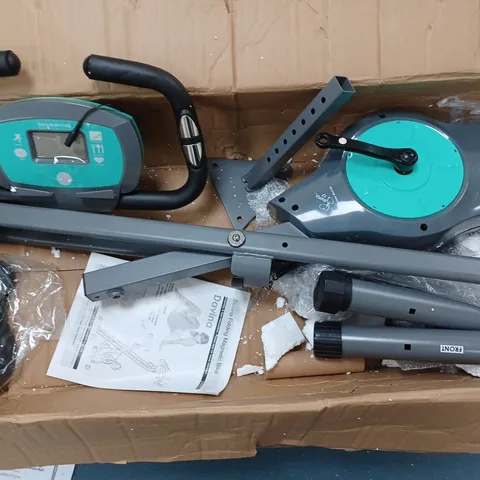 BOXED DAVINA FITNESS FOLDING MAGNETIC EXERCISE BIKE - MINT - COLLECTION ONLY