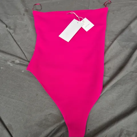ZARA PINK SCULPT FABRIC ONE-PIECE – UK SIZE M