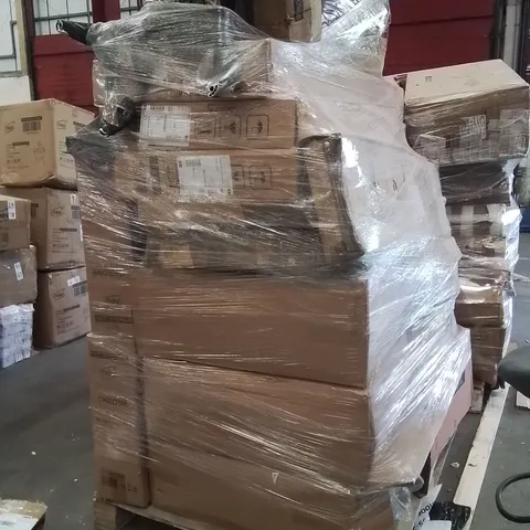 PALLET CONTAINING NEO PRODUCTS SUCH AS;20" METAL FAN,SUN LOUNGERS,WHEEL BARROW,320L STORAGE BOX