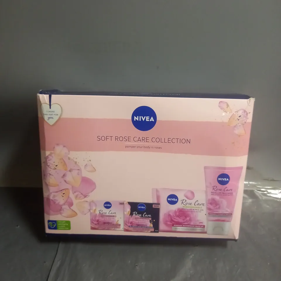 BOXED NIVEA SOFT ROSE CARE COLLECTION