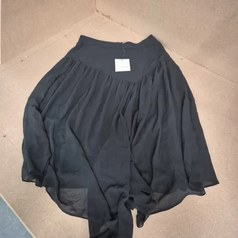 ALLSAINTS CYRA MAXI SKIRT IN BLACK - UK 12