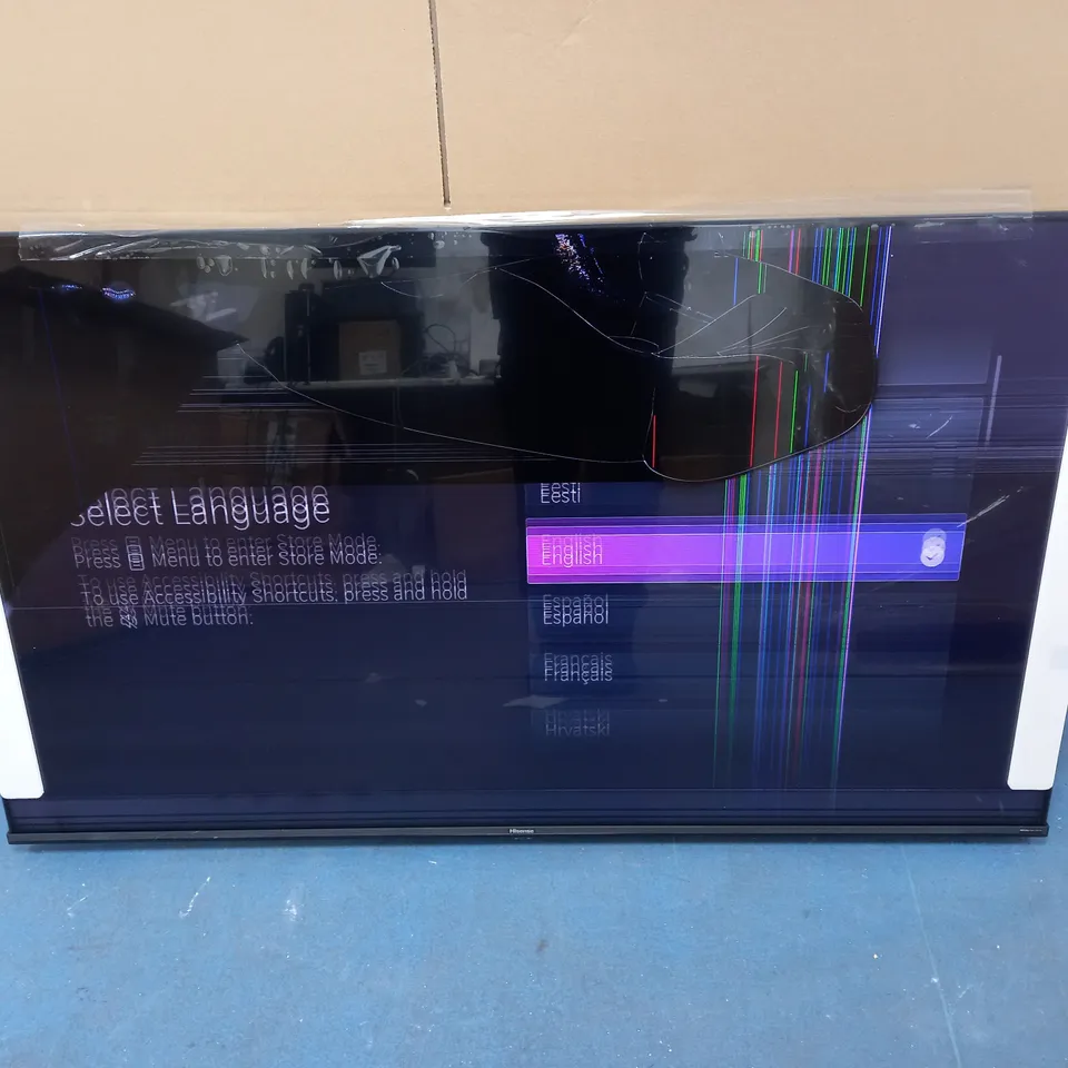 HISENSE 55" QLED 4K TELEVISION / COLLECTION ONLY