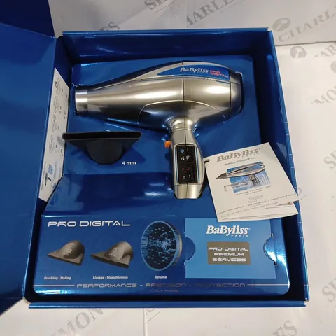 BOXED BABYLISS PRO DIGITAL 30 HAIR DRYER