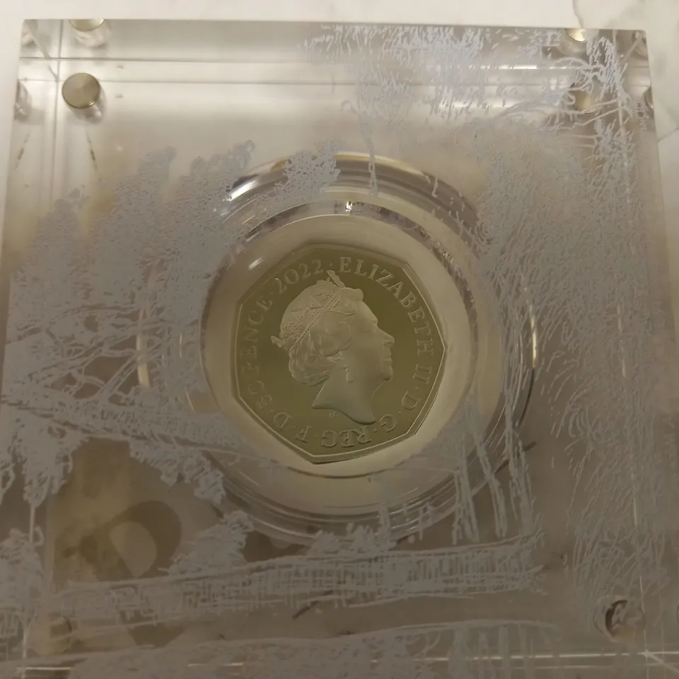 THE ROYAL MINT WINNIE THE POOH & FRIENDS 2022 UK 50P SILVER PROOF COIN