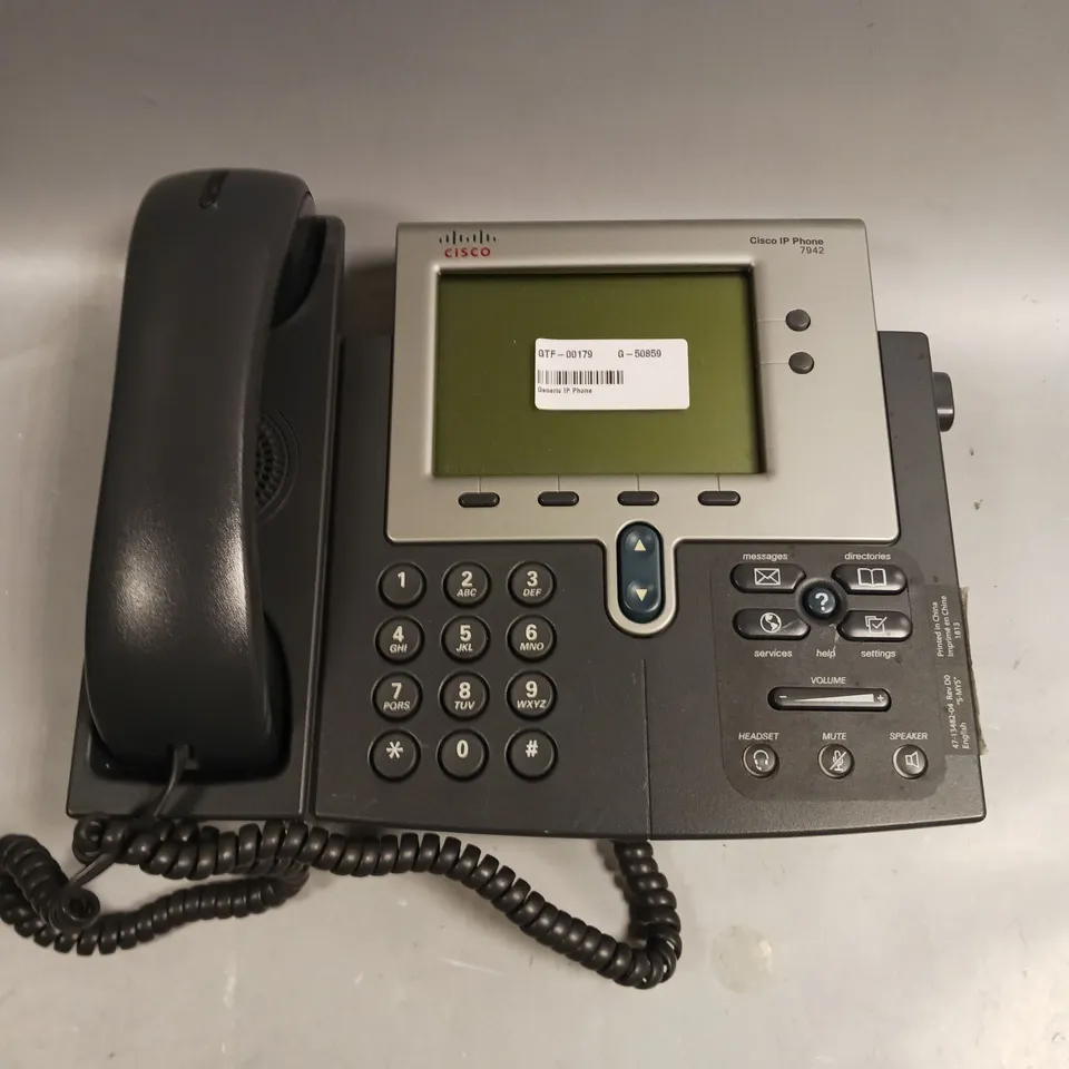 APPROXIMATELY 20 CISCO 7962 & 7942 SERIES IP OFFICE TELEPHONES - COLLECTION ONLY	
