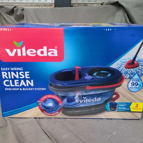 VILEDA EASY WRING & CLEAN SPIN MOP & BUCKET SYSTEM – BOXED