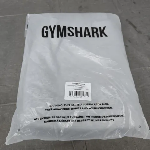 GYMSHARK TRAINING BRUSHED JOGGERS – LIGHT GREY MARL, SIZE S, OVERSIZED FIT