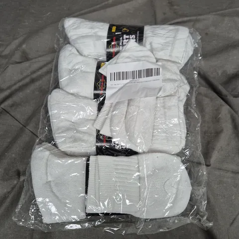 PROACTIVE SPORTS COTTON RICH WHITE SPORT SOCKS, 12 PAIRS, UK 5-11 (EUR 39-45) – SEALED
