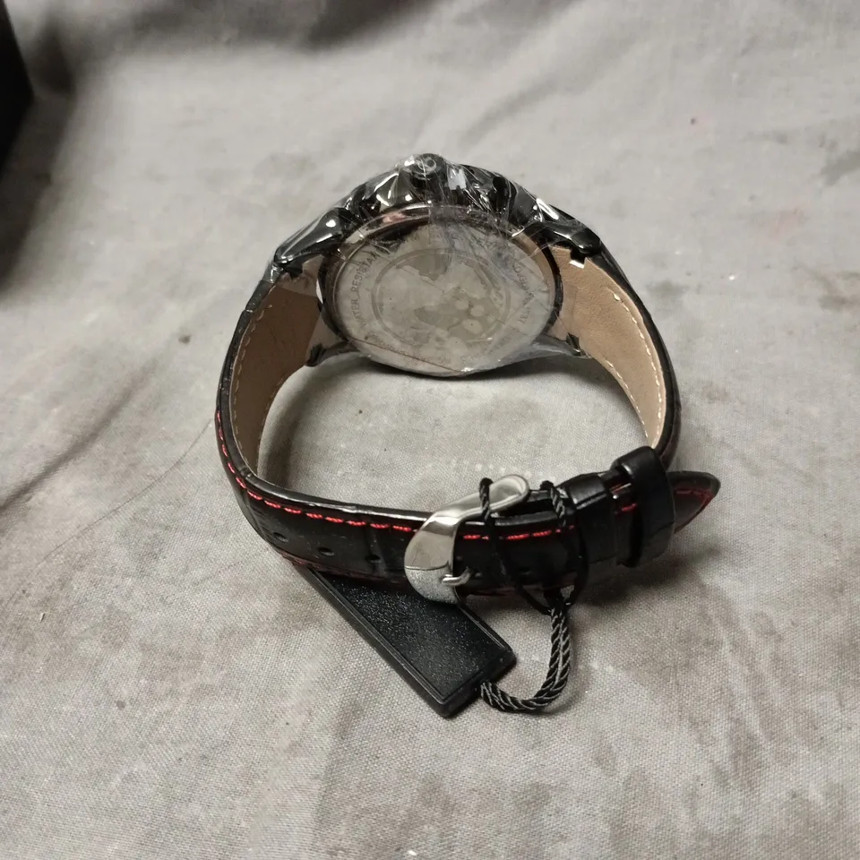 GLOBENFELD ROMAN CHRONO RED WATCH – BOXED (GF0014)