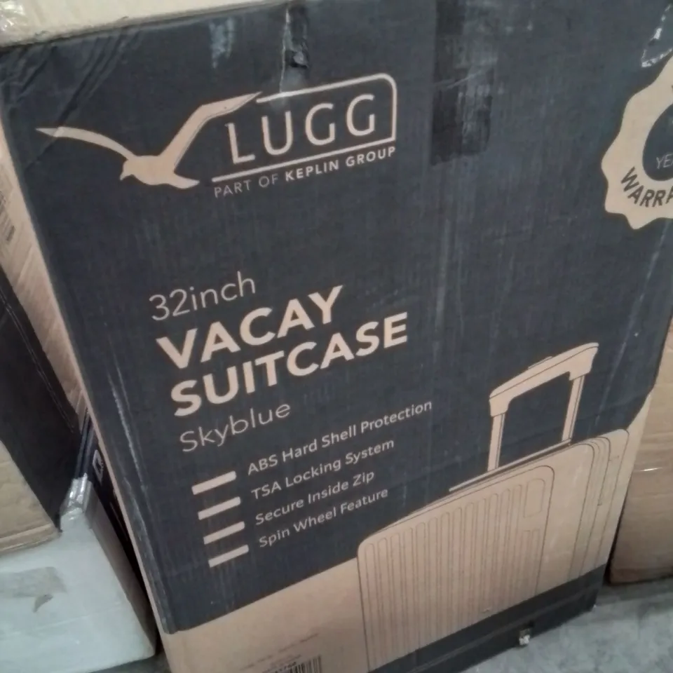 BOXED LUGG 32INCH VACAY SUITCASE SKYBLUE 
