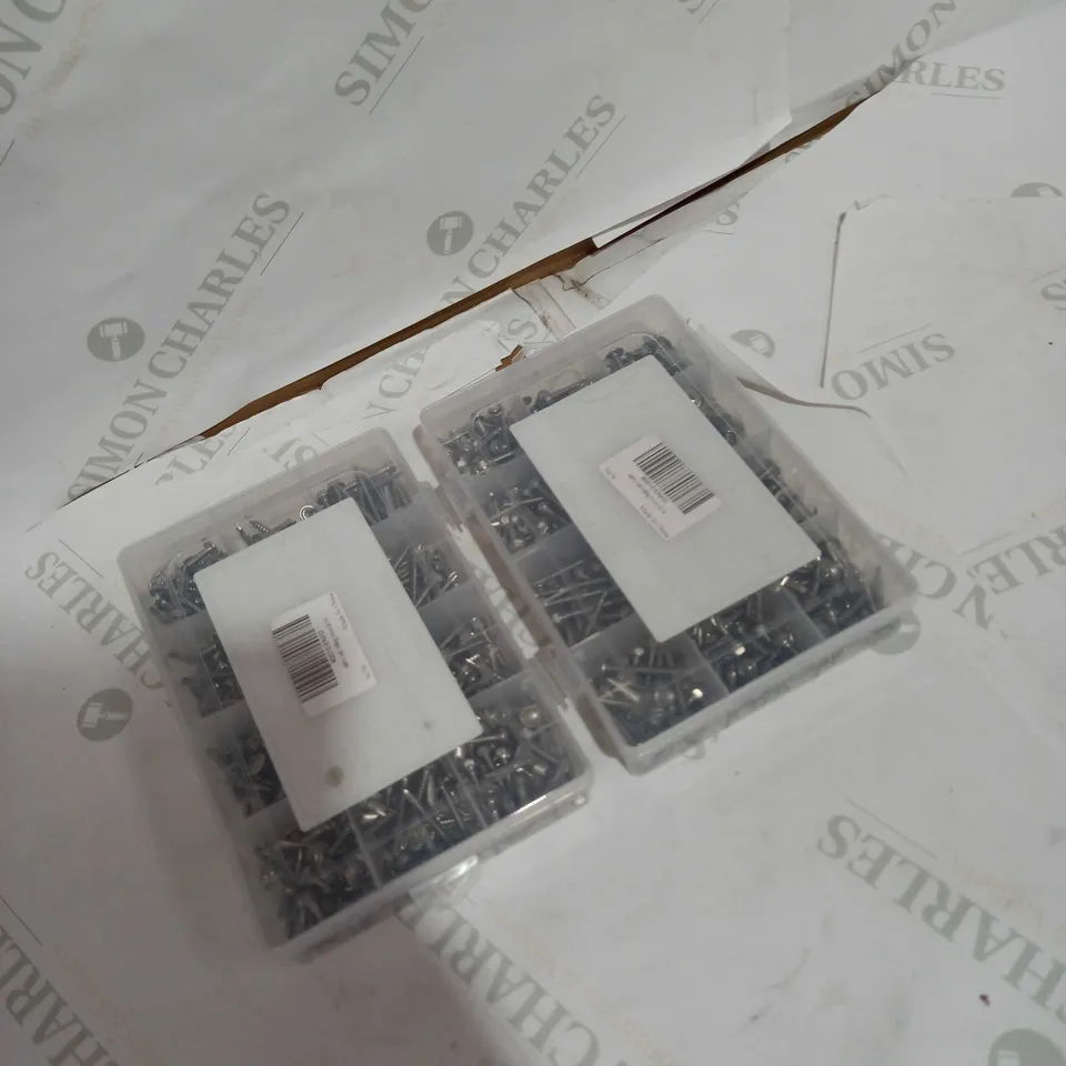 LOT OF 2 SETS OF  SELF DRILLING SCREWS 