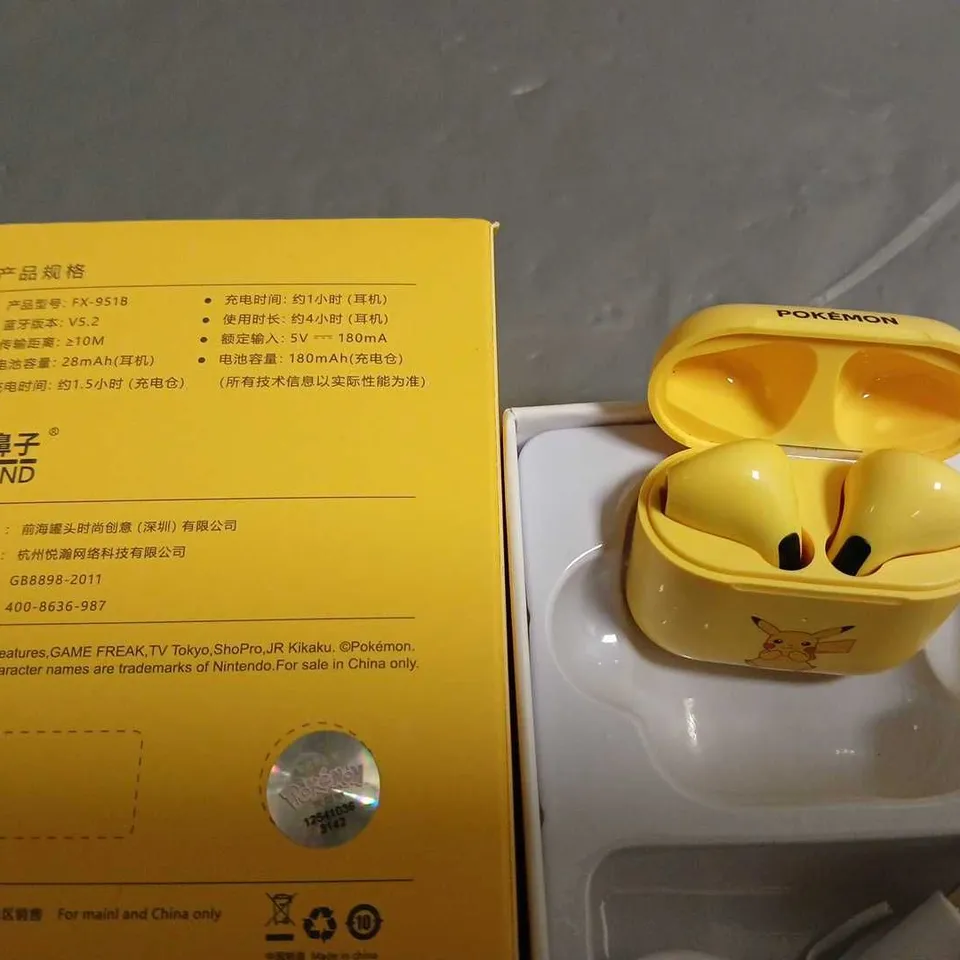 POKEMON TRUE WIRELESS BLUETOOTH HEADSET