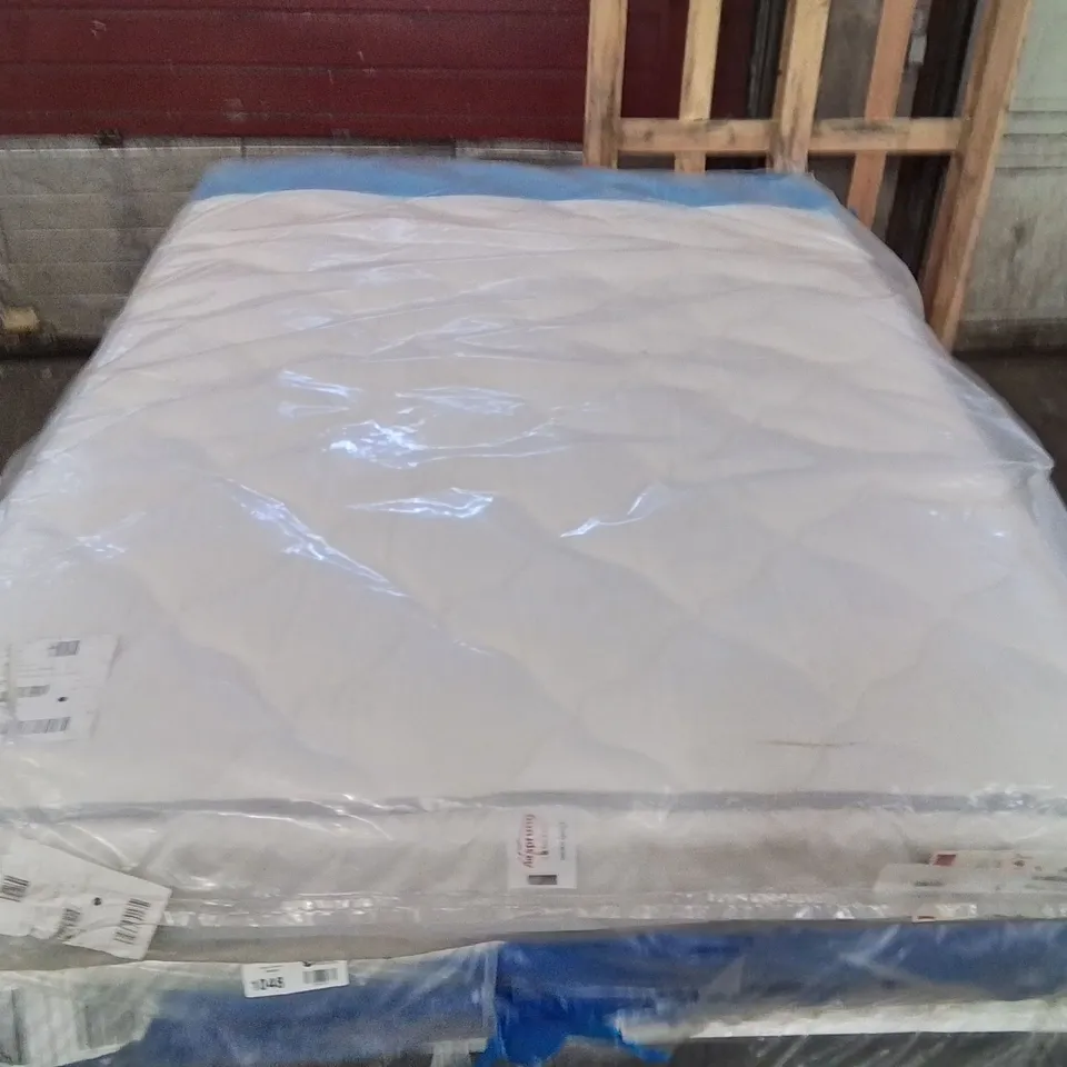 QUALITY BAGGED DOUBLE 135cm AIRSPRUNG LUXURY QUILTED MEDIUM MATTRESS RRP £229