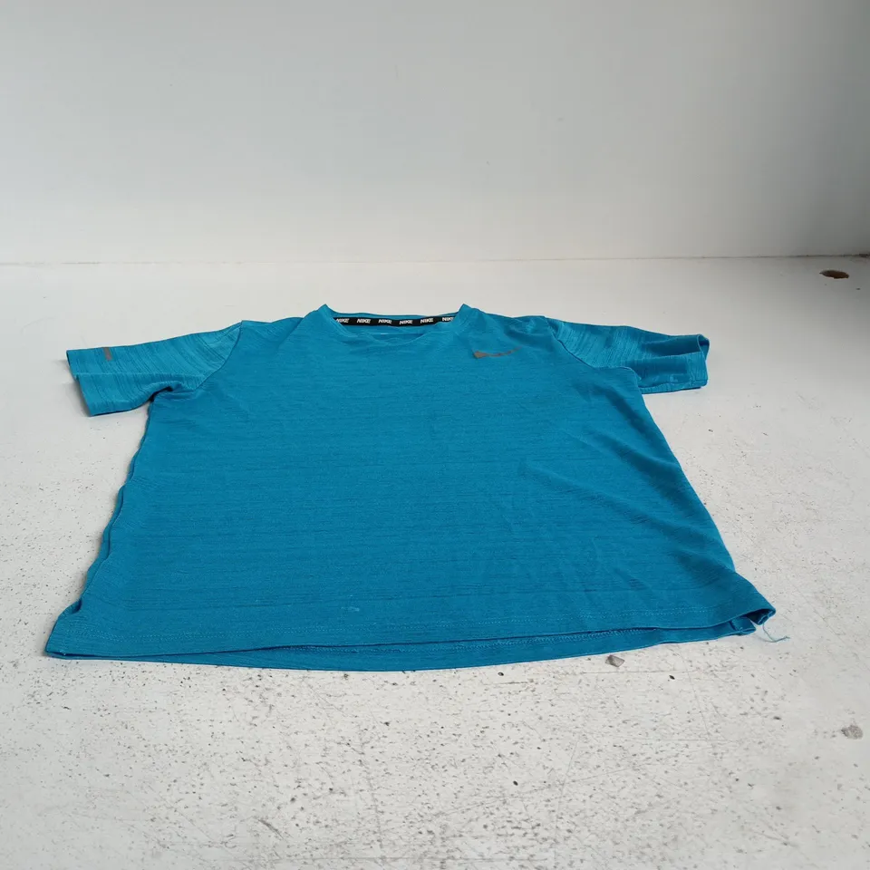 NIKE DRI-FIT T-SHIRT – BLUE, CHILDRENS MEDIUM 137 - 147CM