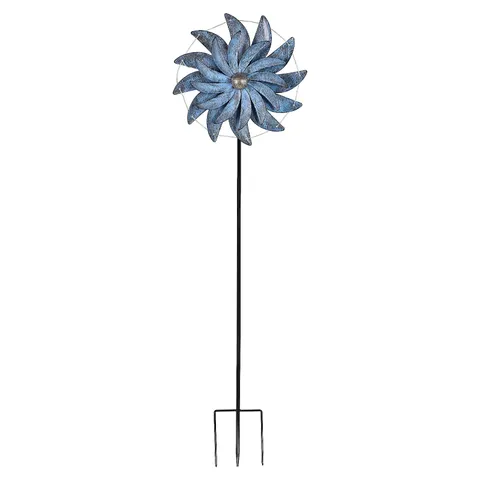 GARDEN REFLECTIONS SOLAR WINDMILL STAKE LIGHT