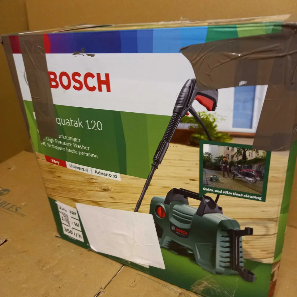 BOSCH EASY AQUATAK 120 BAR PRESSURE WASHER