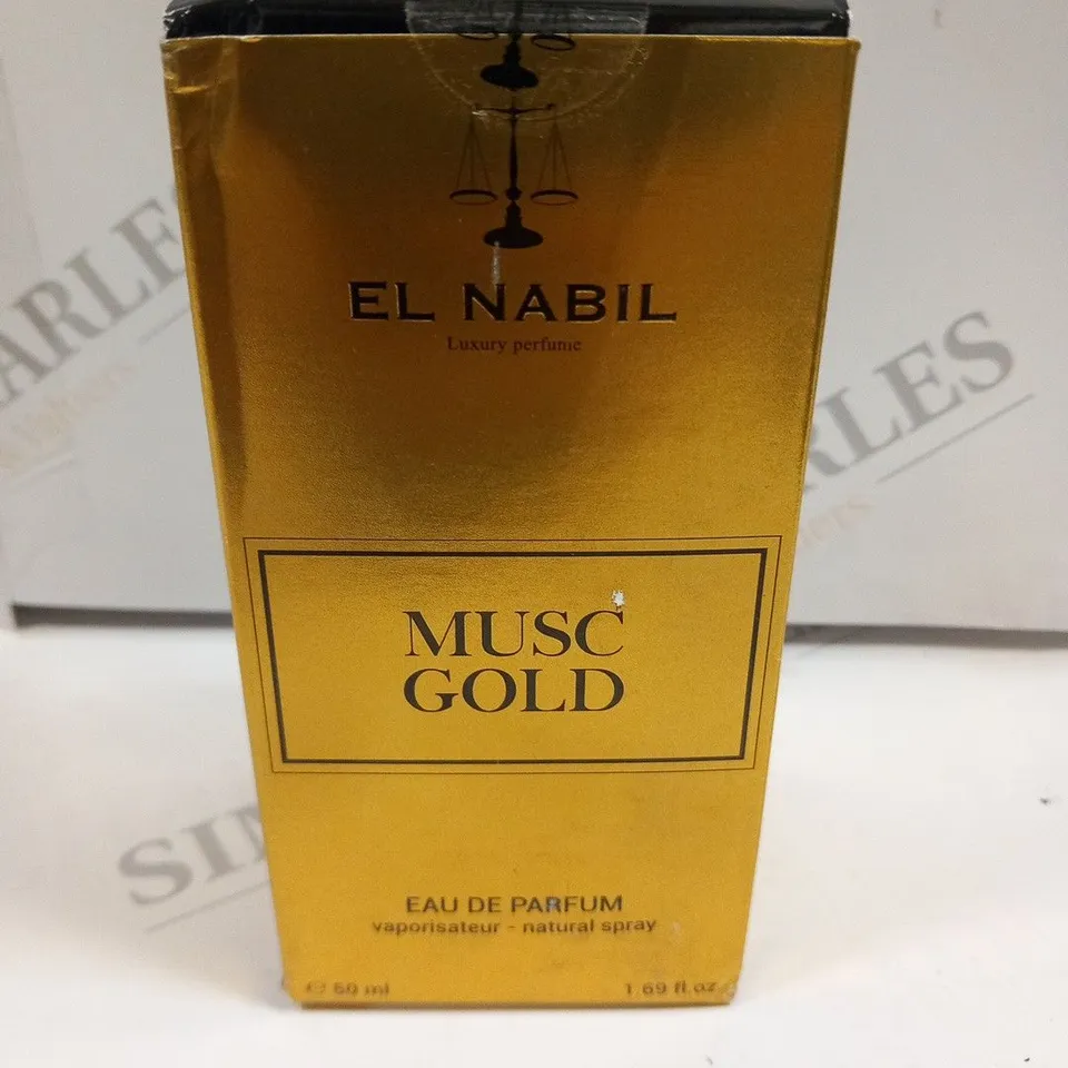 BOXED EL NABIL MUSC GOLD EAU DE PARFUM 50ML