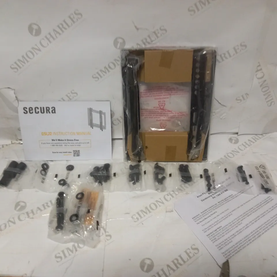 SANUS SECURA SMALL FIXED TV MOUNT FOR 13" - 39" TVS