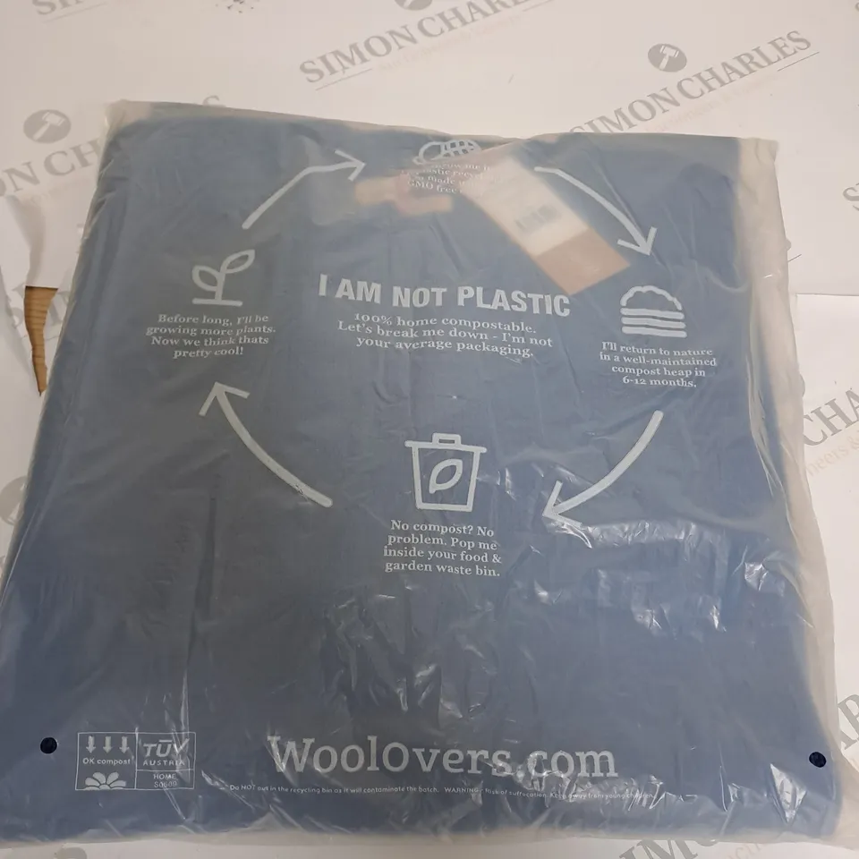 WOOLOVERS KNITTED GUERNSEY JUMPER SIZE L