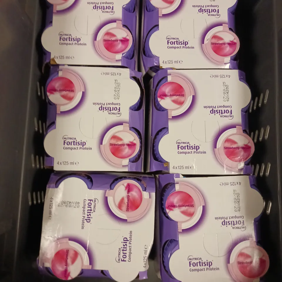 24 X NUTRICIA FORTISIP COMPACT PROTEIN DRINKS 