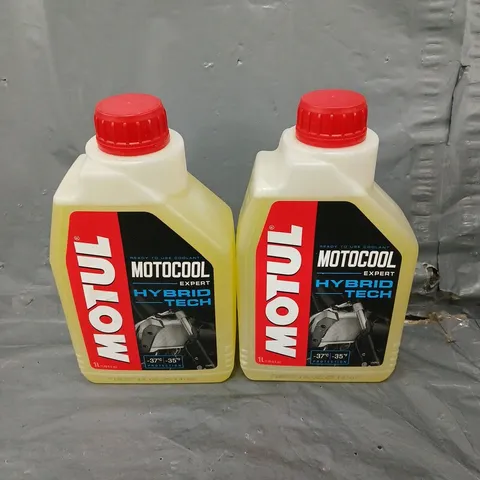 2 X SEALED MOTUL HYBRID TECH COOLANT - 2 X 1L - COLLECTION ONLY 