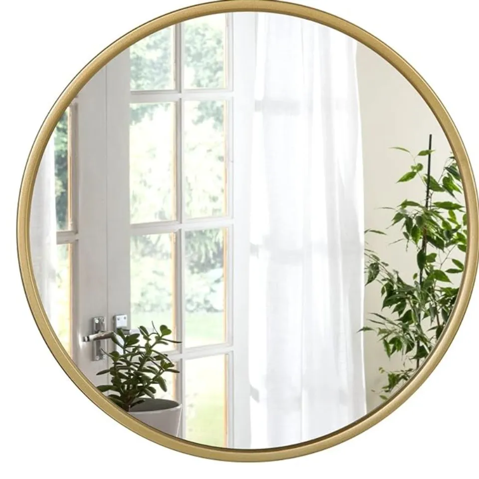 BOXED DRESSING MIRROR GOLD COLOUR (1 BOX)