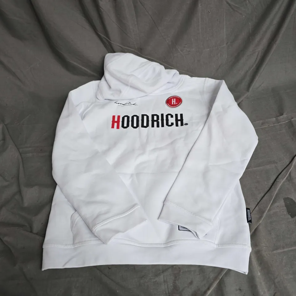 HOODRICH YOUTH HOODIE IN WHITE SIZE 13-15YRS