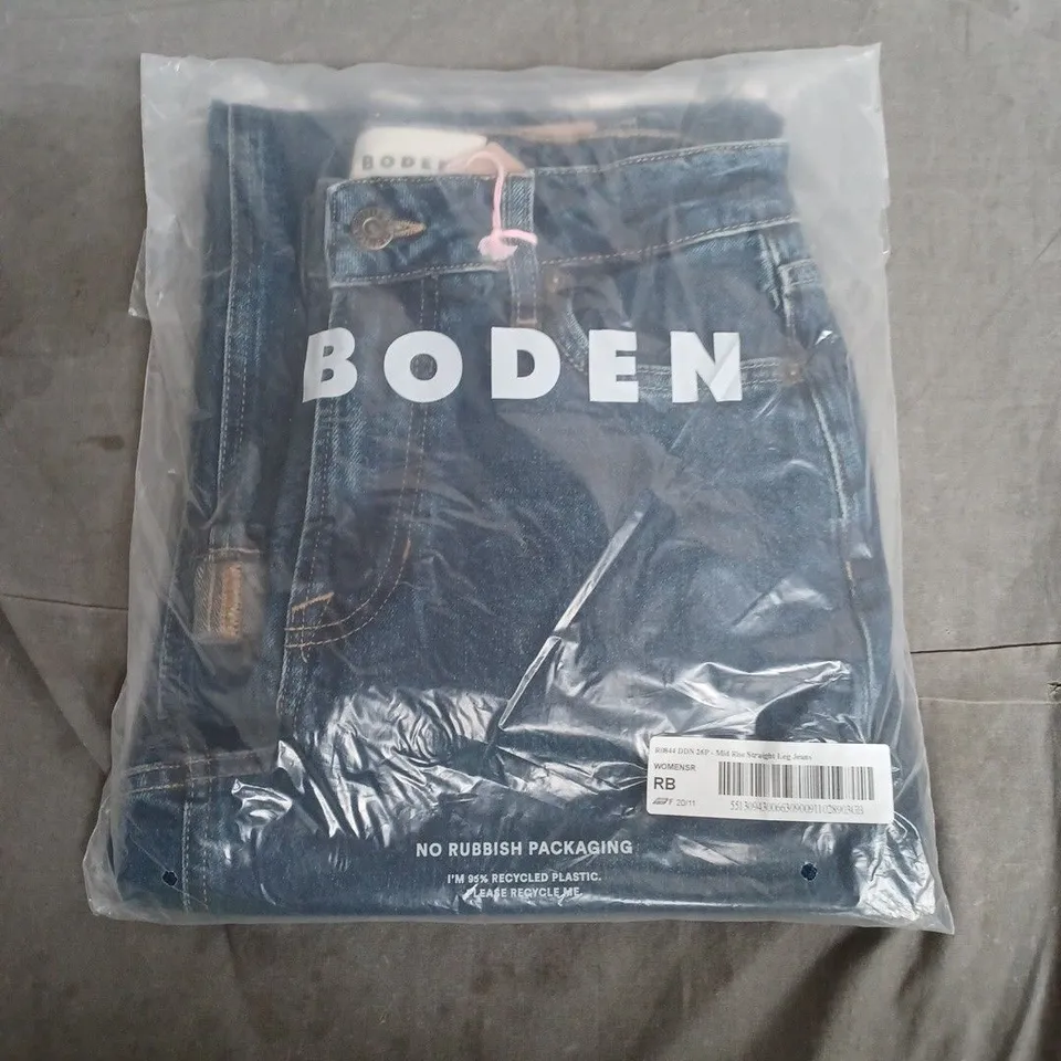 BODEN WOMEN'S JEANS – MID RISE STRAIGHT LEG – SIZE 26P 