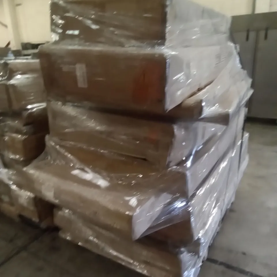 PALLET OF ASSORTED FLAT PACK FURNITURE PARTS