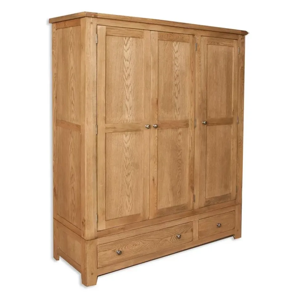 BOXED ZEUS 3 DOOR WARDROBE (2 BOXES)