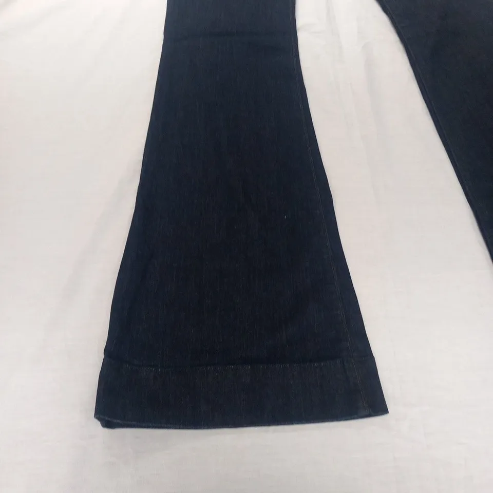 J BRAND LOVE STORY RISE BELL BOTTOM INDIGO WILL BLEED JEANS SIZE 27