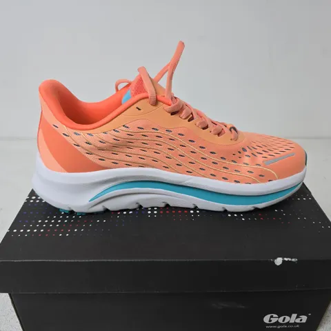 Gola Alzir Speed Coral/Aqua running shoes – UK 8