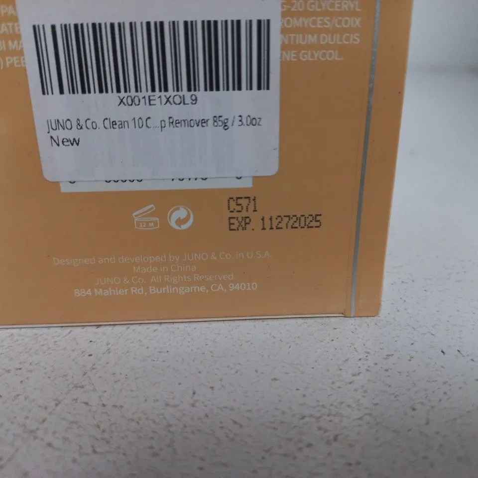 LOT OF APPROXIMATELY 250 SEALED JUNOSKIN CLEAN 10 85ML CLEANSING BALMS